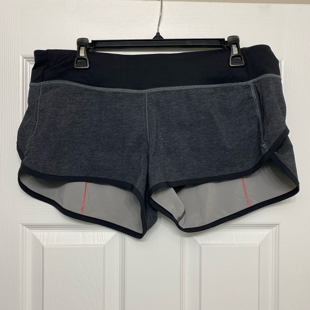 Lululemon 3” Speed shorts- very gently used! Size 10